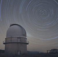 Starstrails and the Danish 1.54 meter telescope